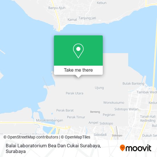 Balai Laboratorium Bea Dan Cukai Surabaya map
