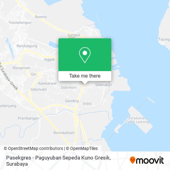 Pasekgres - Paguyuban Sepeda Kuno Gresik map