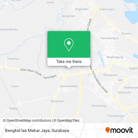 Bengkel las Mekar Jaya map