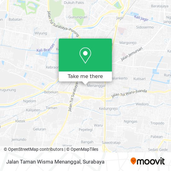 Jalan Taman Wisma Menanggal map