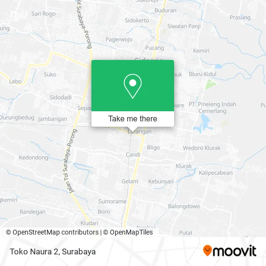 Toko Naura 2 map