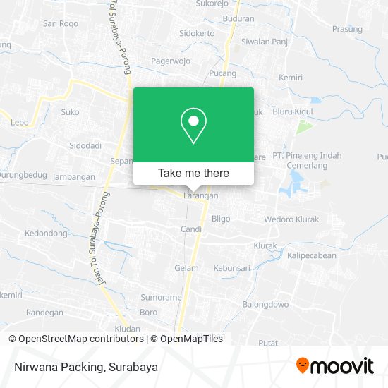 Nirwana Packing map