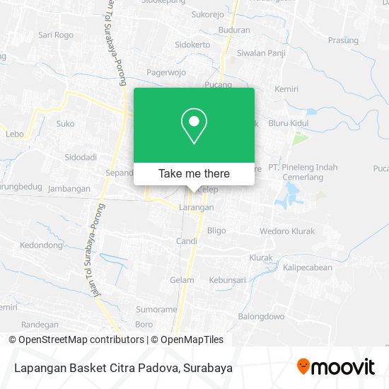 Lapangan Basket Citra Padova map