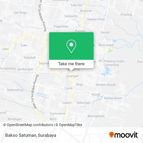 Bakso Satuman map