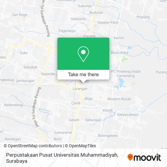 Perpustakaan Pusat Universitas Muhammadiyah map