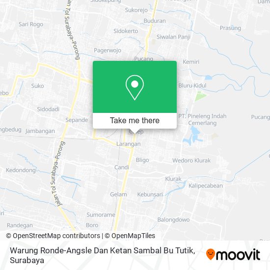 Warung Ronde-Angsle Dan Ketan Sambal Bu Tutik map