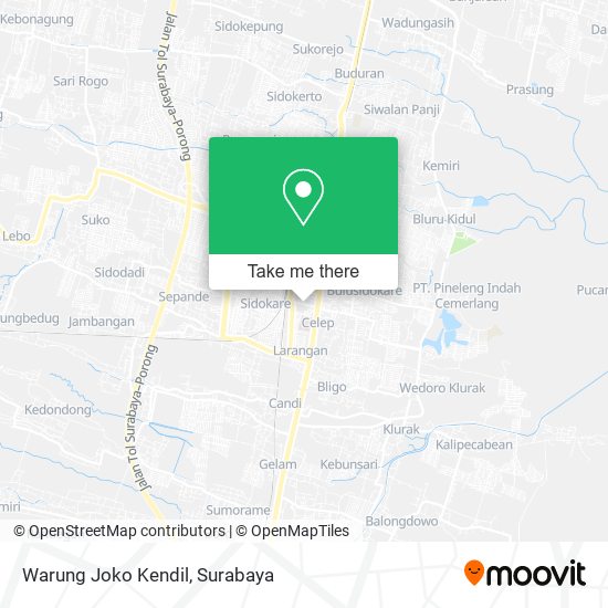Warung Joko Kendil map