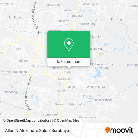 Allan N Alexandre Salon map