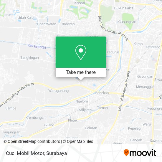 Cuci Mobil Motor map