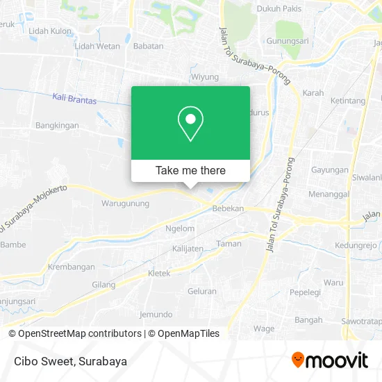 Cibo Sweet map