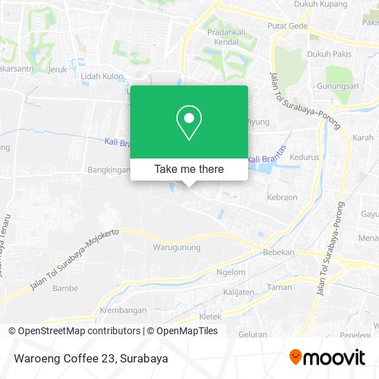 Waroeng Coffee 23 map