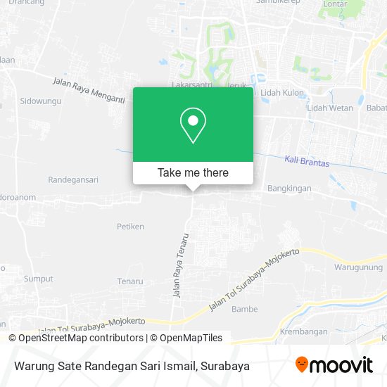 Warung Sate Randegan Sari Ismail map