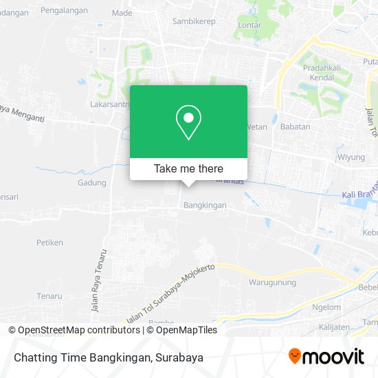 Chatting Time Bangkingan map
