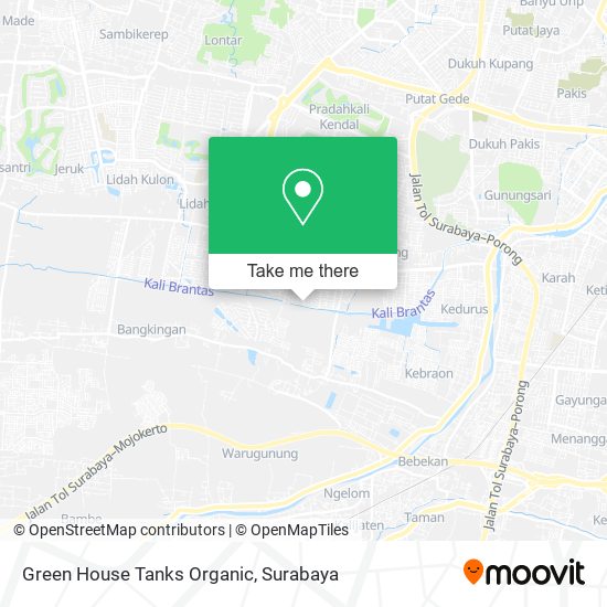 Green House Tanks Organic map