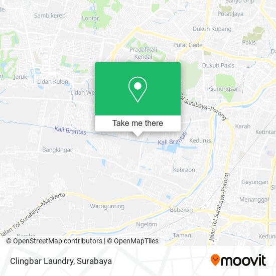 Clingbar Laundry map