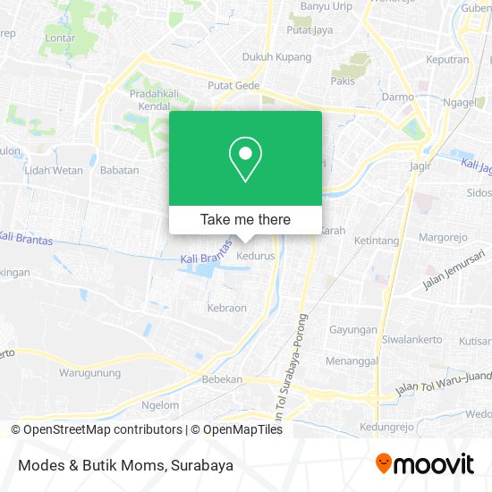 Modes & Butik Moms map