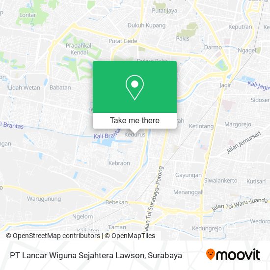 PT Lancar Wiguna Sejahtera Lawson map