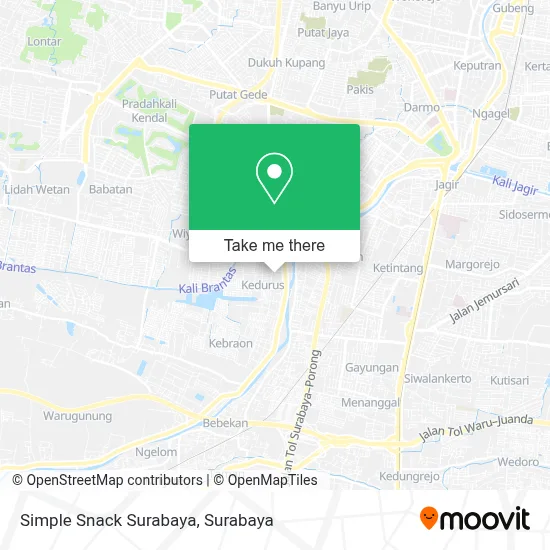 Simple Snack Surabaya map