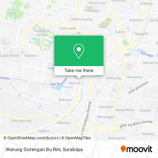 Warung Gorengan Bu Rini map