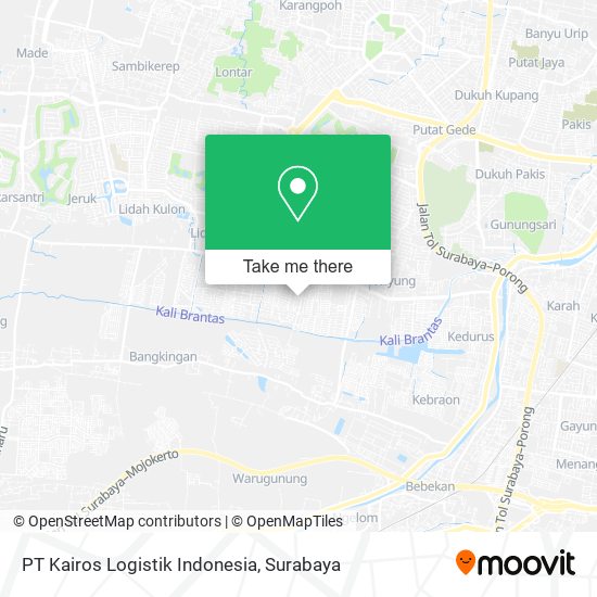 PT Kairos Logistik Indonesia map