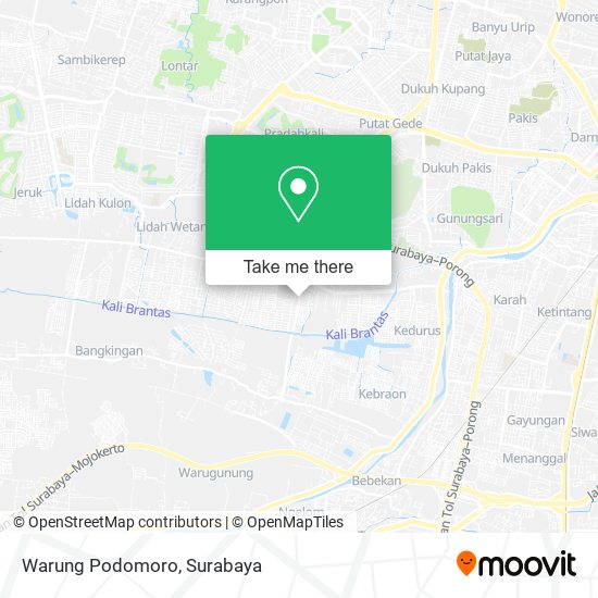 Warung Podomoro map