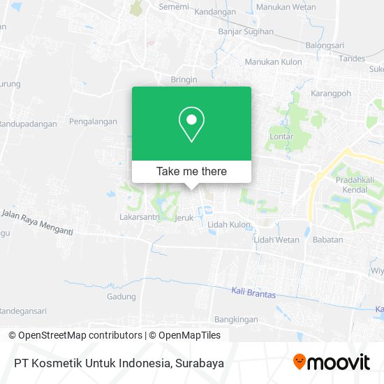 PT Kosmetik Untuk Indonesia map