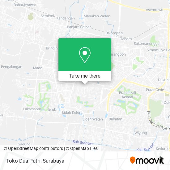 Toko Dua Putri map