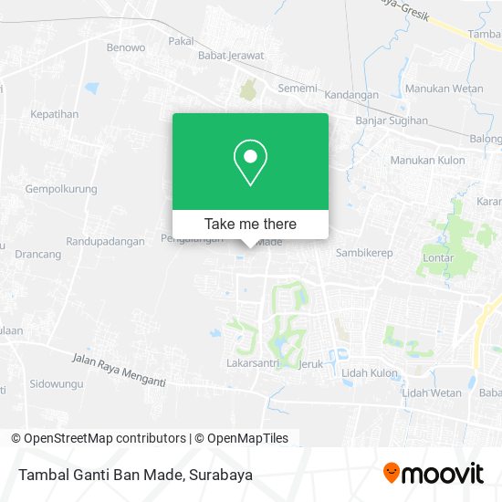 Tambal Ganti Ban Made map