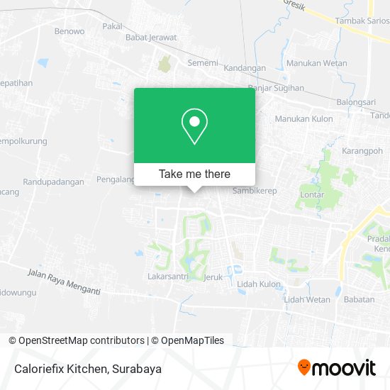 Caloriefix Kitchen map
