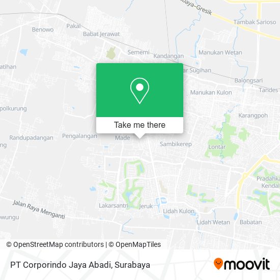 PT Corporindo Jaya Abadi map