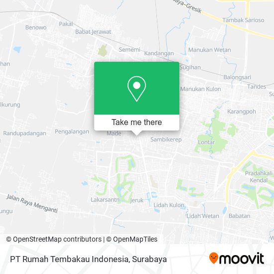 PT Rumah Tembakau Indonesia map