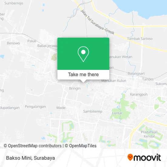 Bakso Mini map