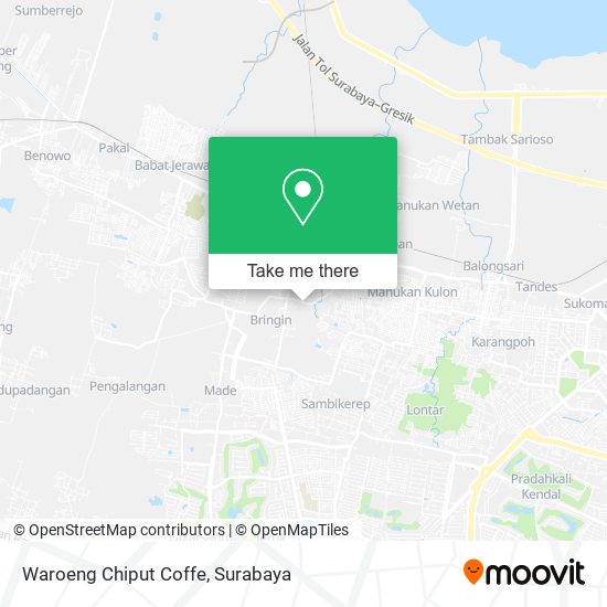 Waroeng Chiput Coffe map