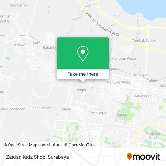 Zaidan Kidz Shop map