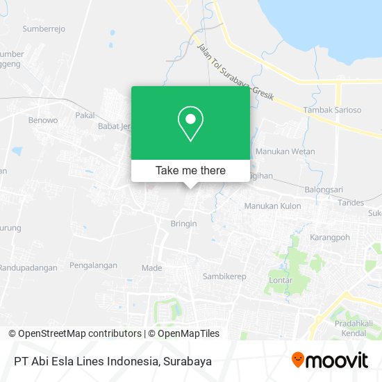 PT Abi Esla Lines Indonesia map