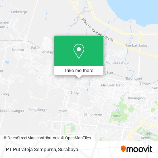 PT Putrateja Sempurna map