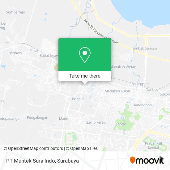 PT Muntek Sura Indo map