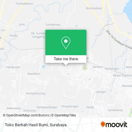 Toko Berkah Hasil Bumi map