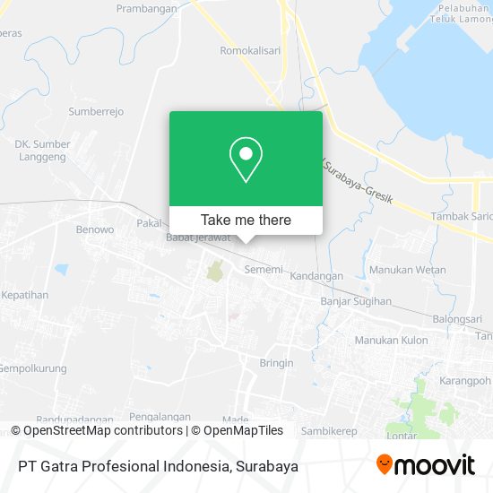 PT Gatra Profesional Indonesia map