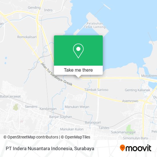 PT Indera Nusantara Indonesia map