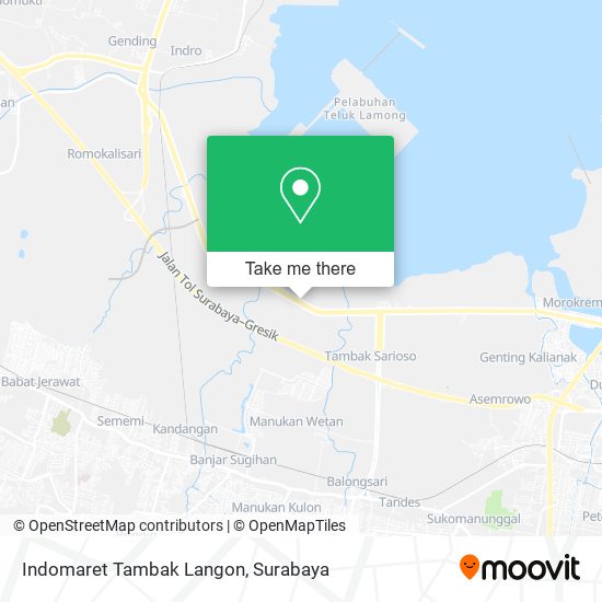 Indomaret Tambak Langon map