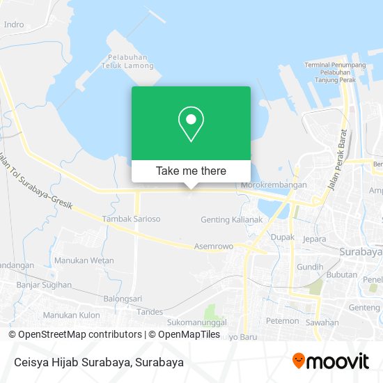 Ceisya Hijab Surabaya map