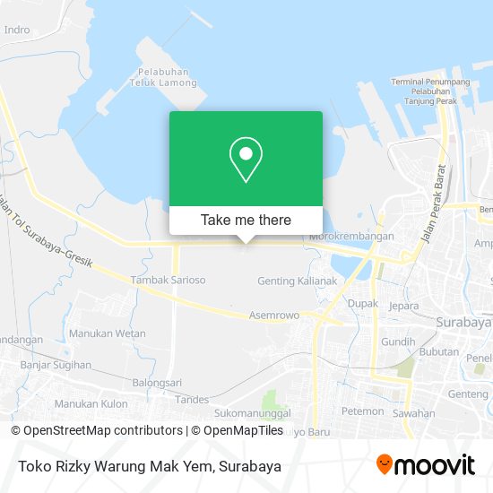 Toko Rizky Warung Mak Yem map