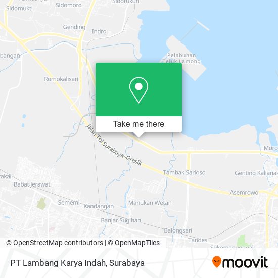 PT Lambang Karya Indah map