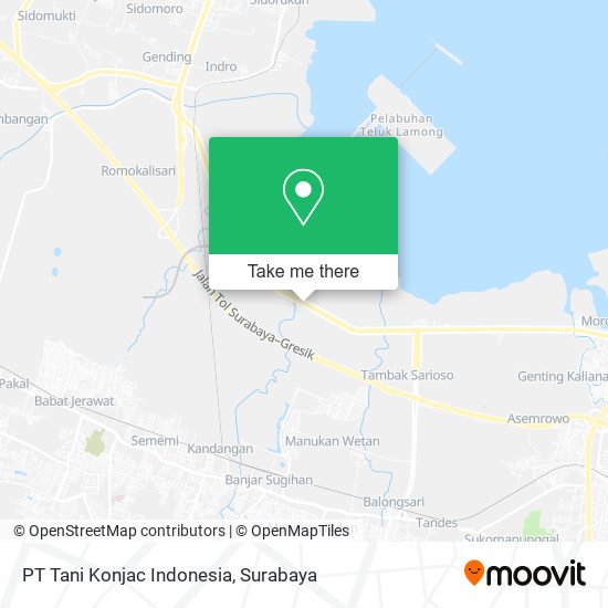 PT Tani Konjac Indonesia map