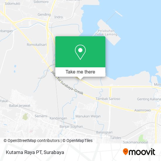 Kutama Raya PT map