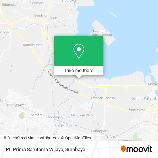 Pt. Prima Sarutama Wijaya map