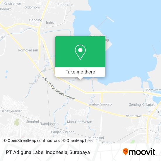 PT Adiguna Label Indonesia map