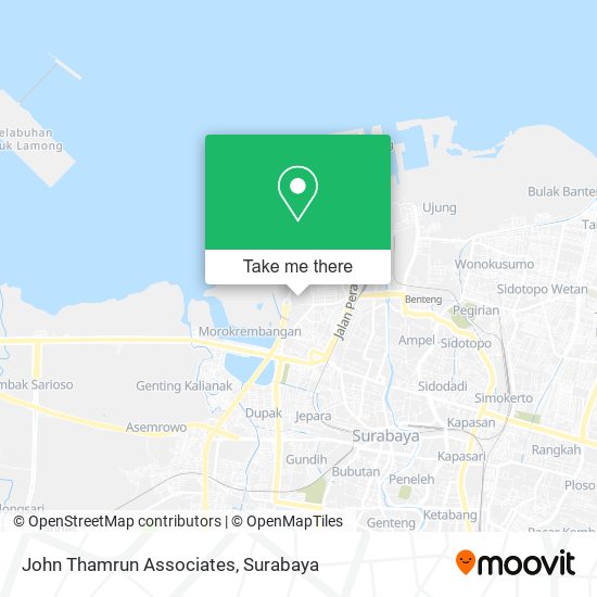 John Thamrun Associates map