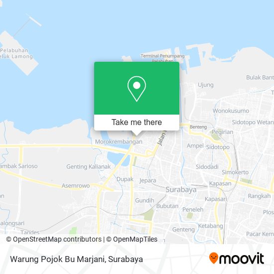 Warung Pojok Bu Marjani map